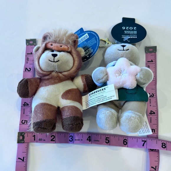 Starbucks Bearista 255th & 258th 2026
Limited Editions Keychains Bundle NWT - Picture 12 of 16